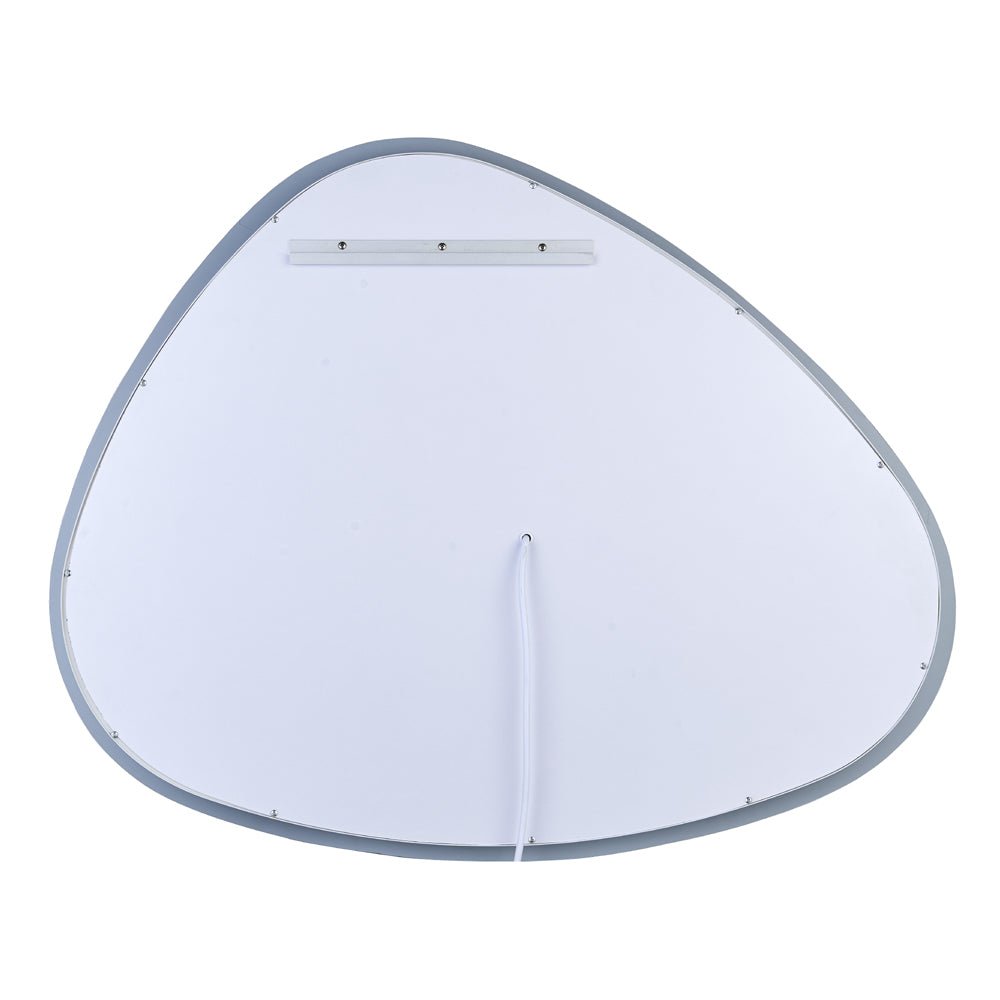 1210x990mm Special LED Wall Mirror with Motion Sensor Auto On Demister Touch Switch 3 Colours Lighting on 20mm Rim