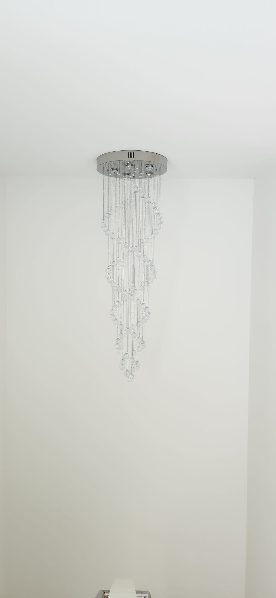 1500mm spiral customer chandelier project