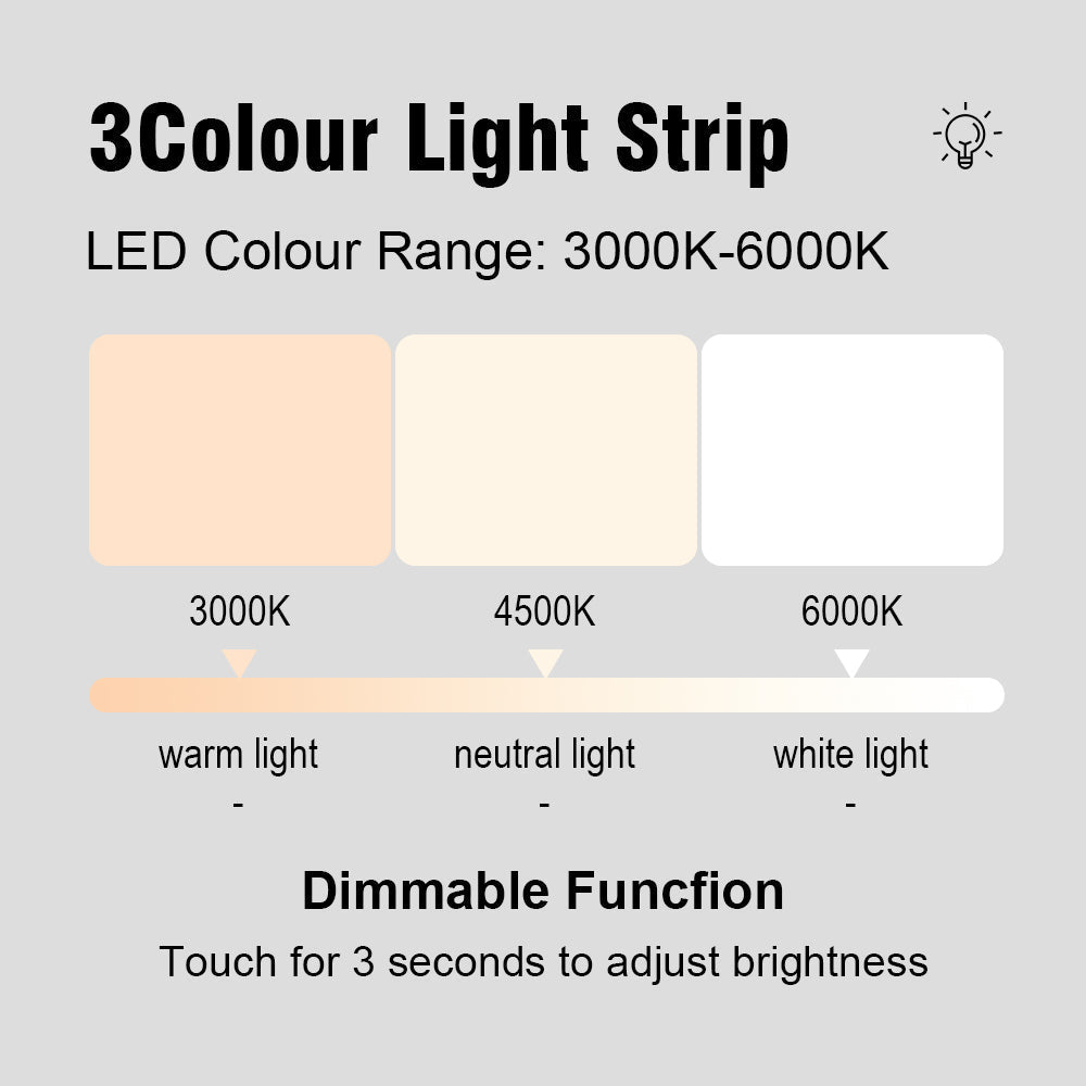 1500x750mm Backlit Led Mirror Oblong Racetrack Motion Sensor Demister Touch Sensor Switch