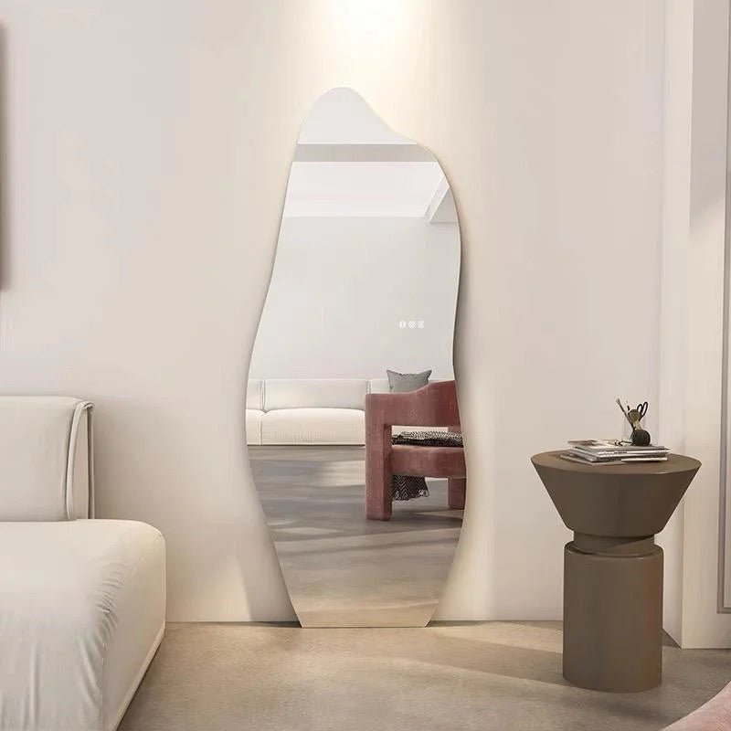 1800x800mm Irregular Backlit Frameless Wall-mounted LED Full Length Mirror with Motion Sensor