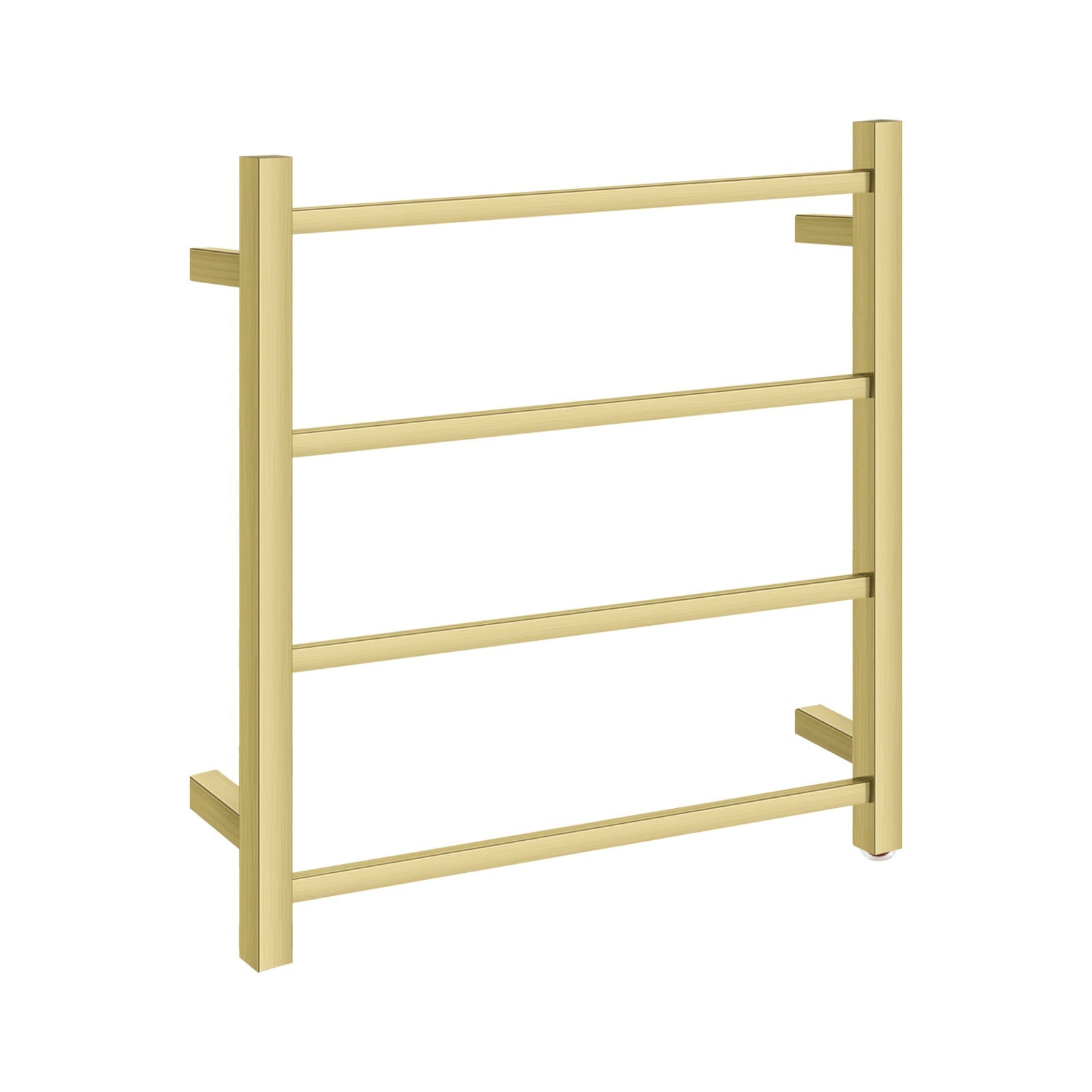 520Hx500Wx120D mm Square Gold Electric Heated Towel Rail 4 Bars