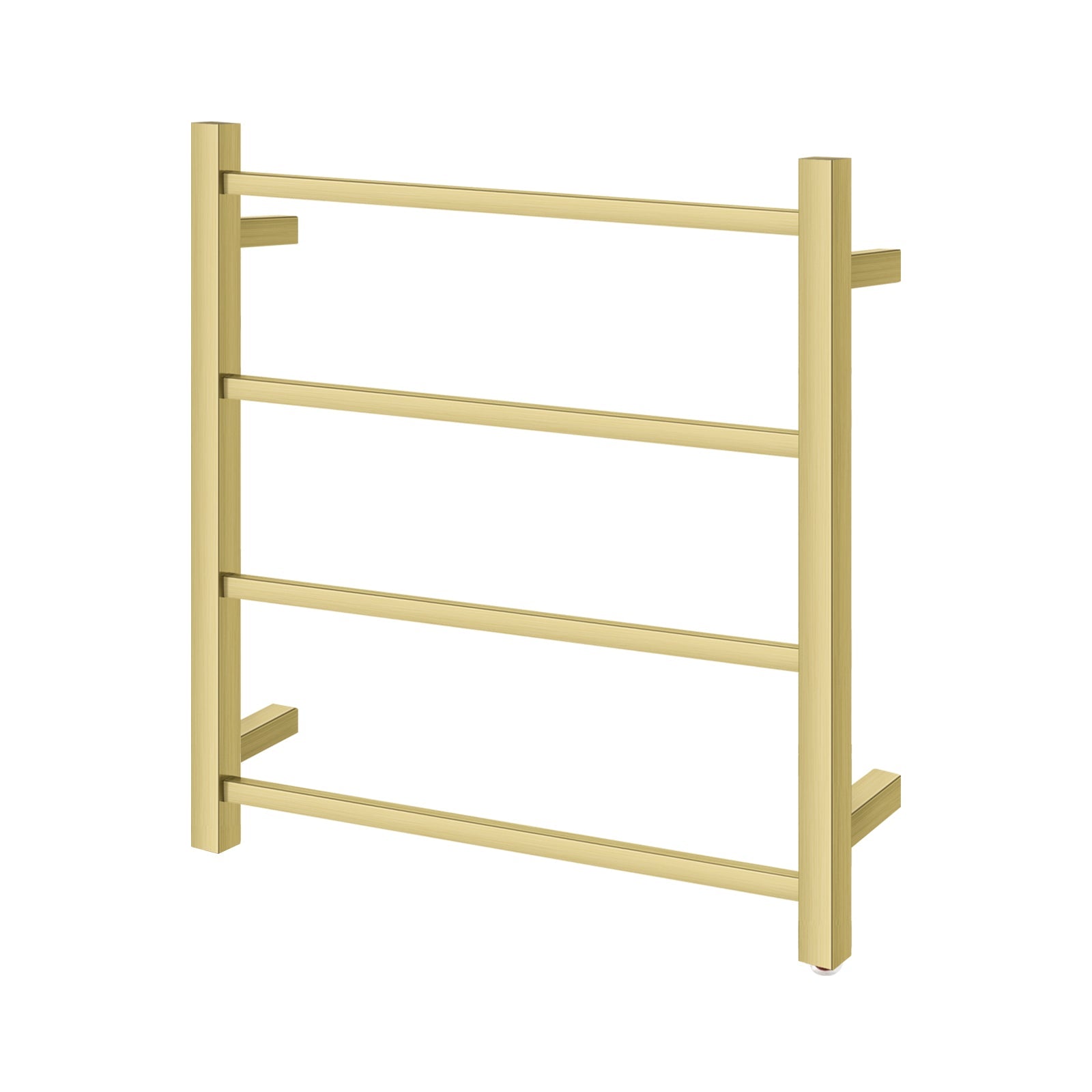 520Hx500Wx120D mm Square Gold Electric Heated Towel Rail 4 Bars