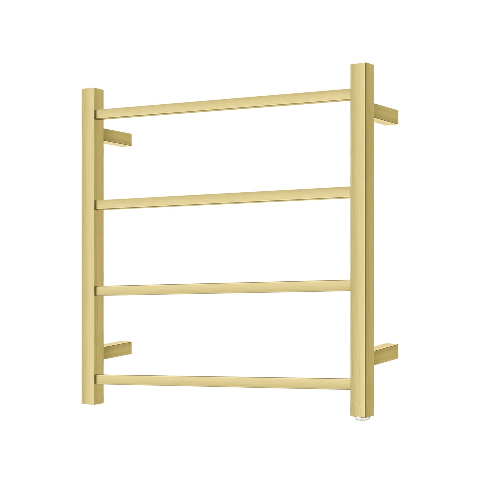 520Hx500Wx120D mm Square Gold Electric Heated Towel Rail 4 Bars