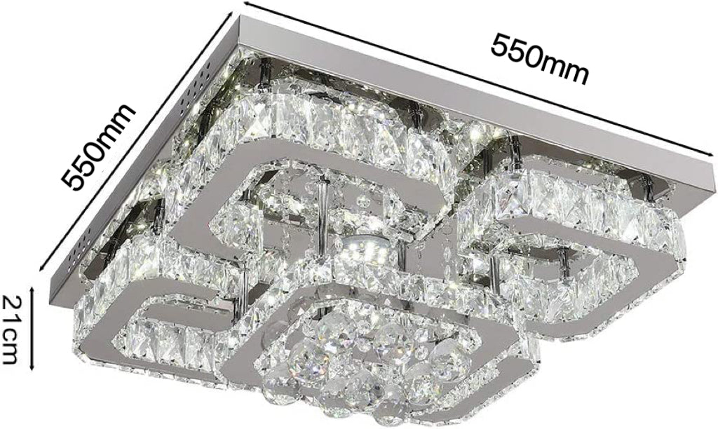 550MM SQUARE CEILING CHANDELIER