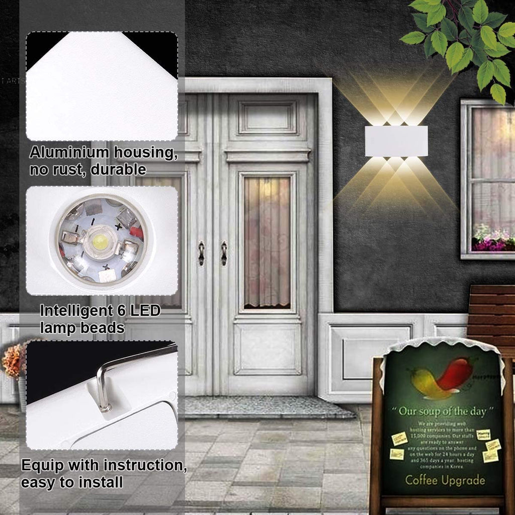 6W WHITE WALL LIGHT