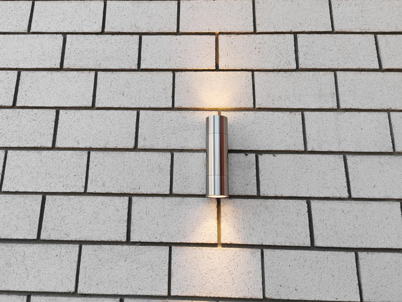 Silver Up&Down Outdoor Wall light GX-WLA123SS