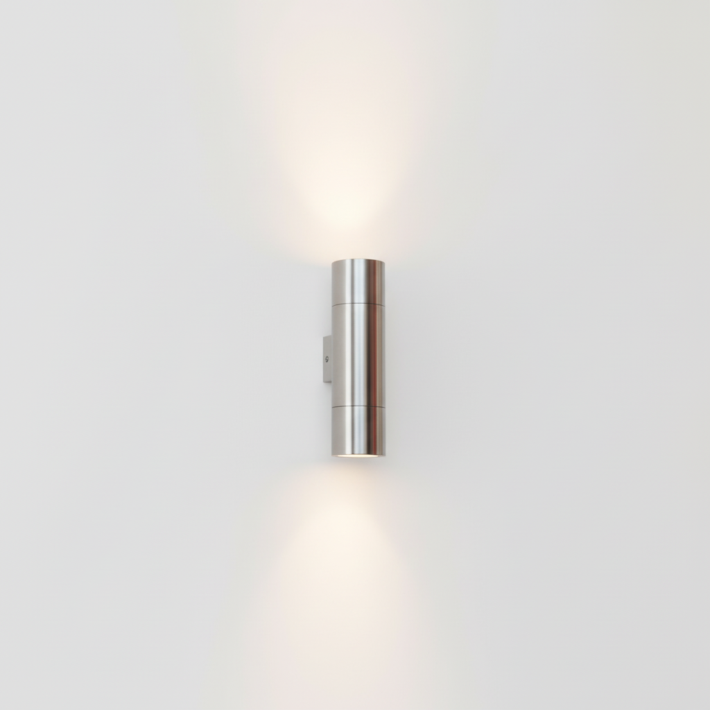 Silver Up&Down Outdoor Wall light GX-WLA123SS