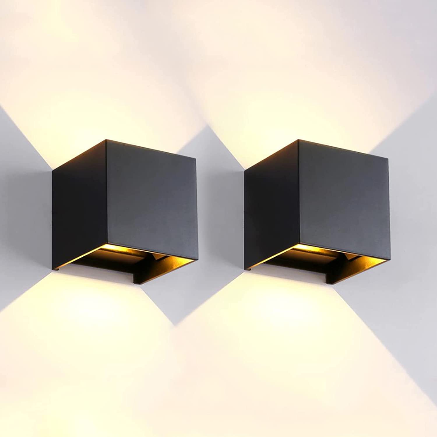 BLACK WALL SQUARE UPAND DOWN LIGHT