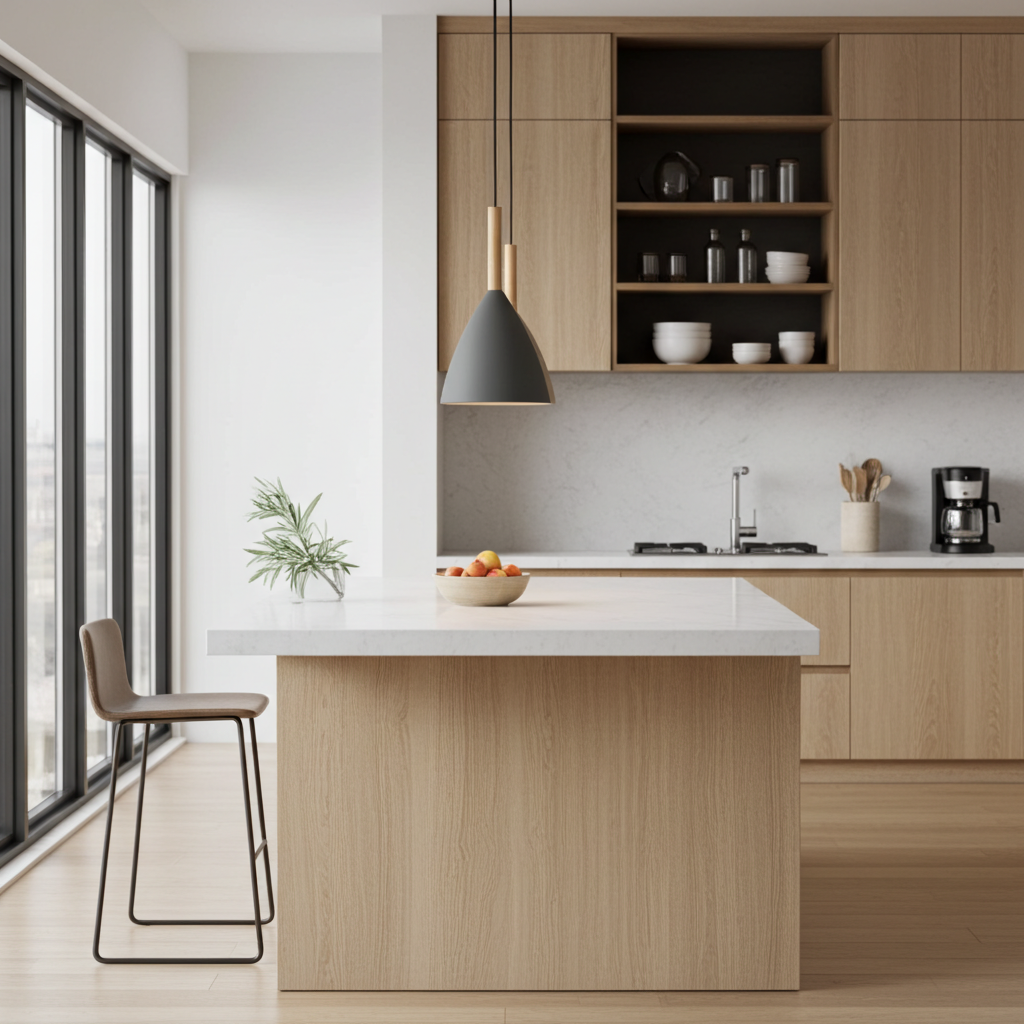 Grey color Small Simple Island Bar Light Modern looking PL0118G