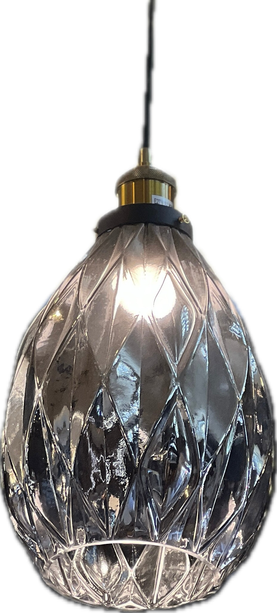 Smoky Glass Single Pendant