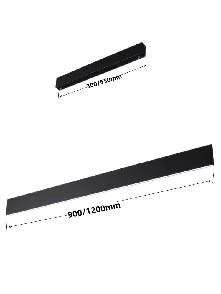 LINEAR BLACK ISLAND BAR LIGHT