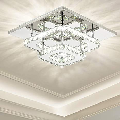 Led ceiling mordern square chandelier light