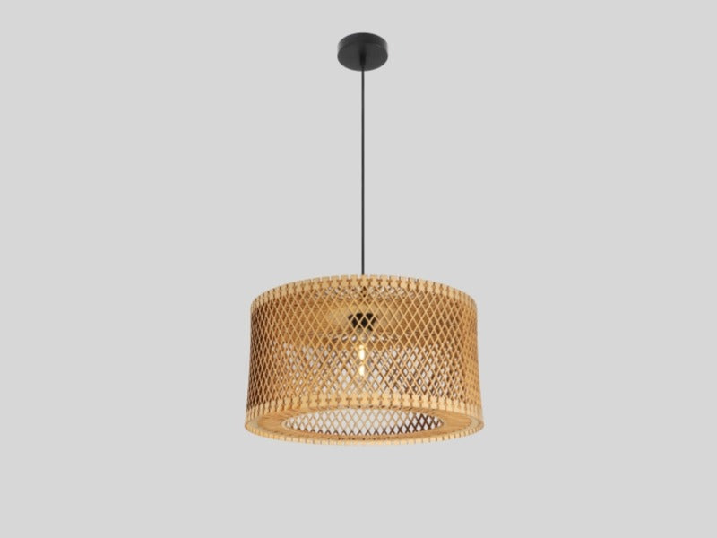 Wood Single Pendant Light
