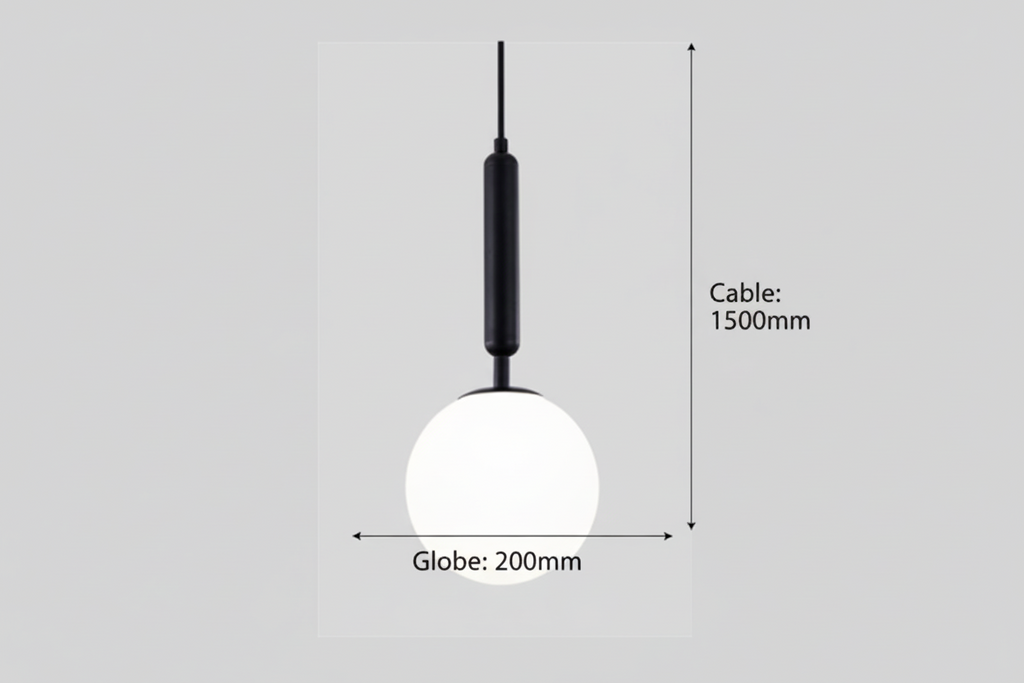Gold Globe Pendant Light GX-P107B
