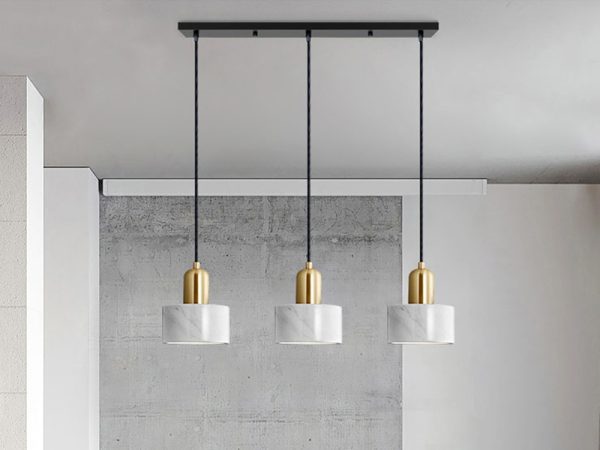 Marble White Multi Pendant Kitchen Light GX-P146