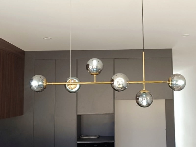 Contemporary Glass LED Single Pendant Light