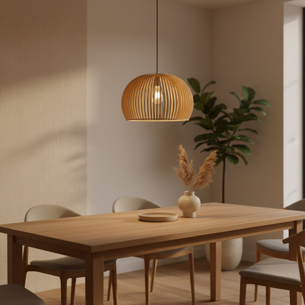 Vero Wooden Single Pendant Light