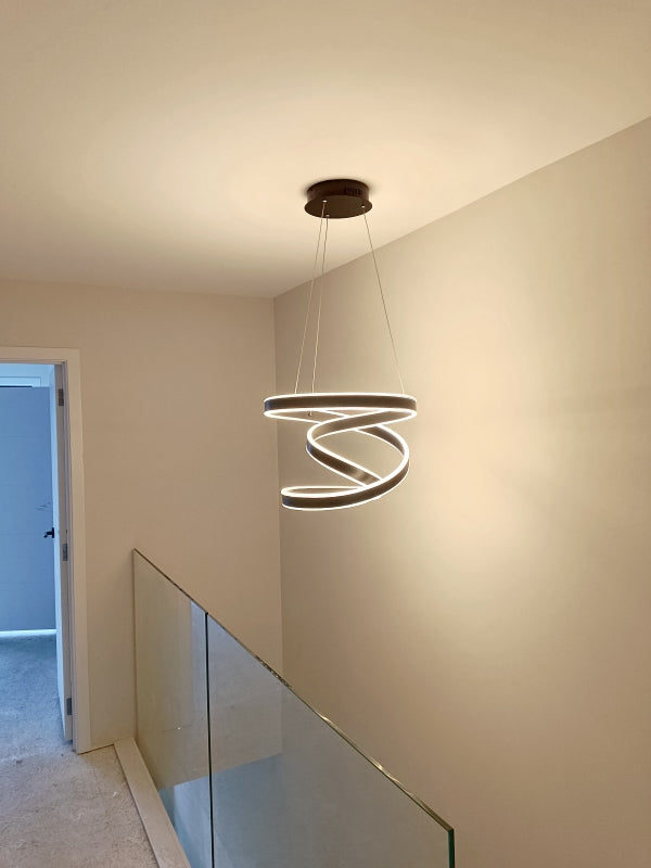 Modern LED Black Pendant Light