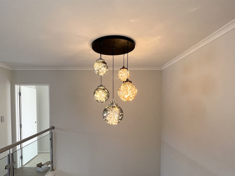 LED Sparkle Light Multi Pendants Chandelier