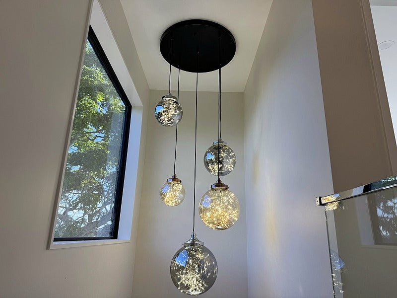 LED Sparkle Light Multi Pendants Chandelier