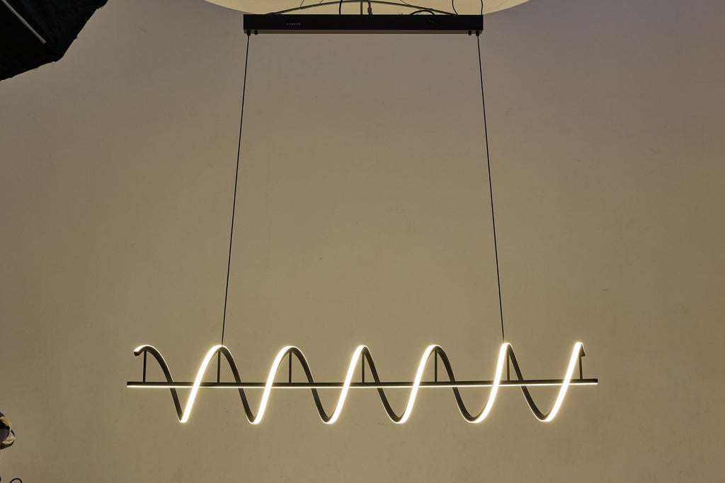 PLD475-2B ISLAND BAR LIGHT WAVE DESIGN BLACK1