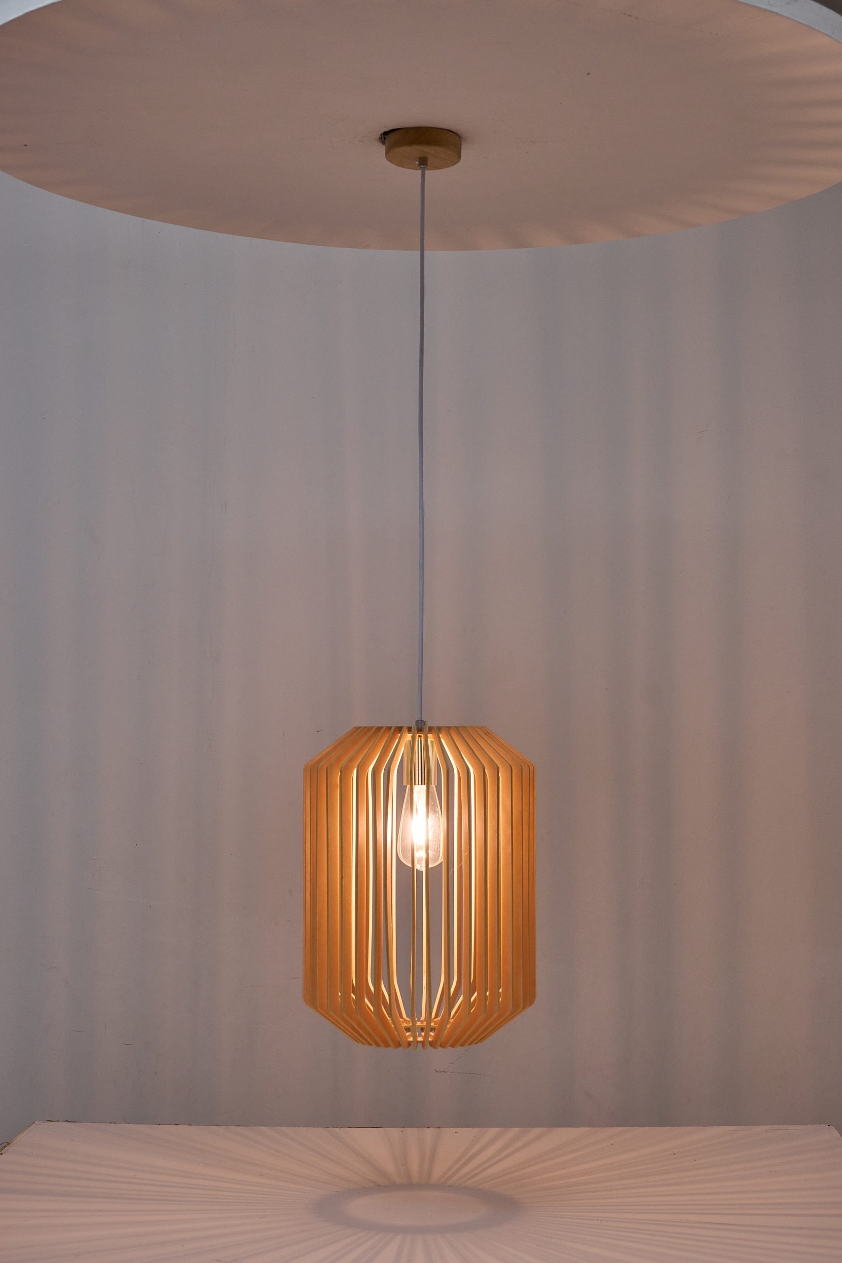 PT3040 300MMX400MM WOOD STYLISH PENDANT LIGHT 6