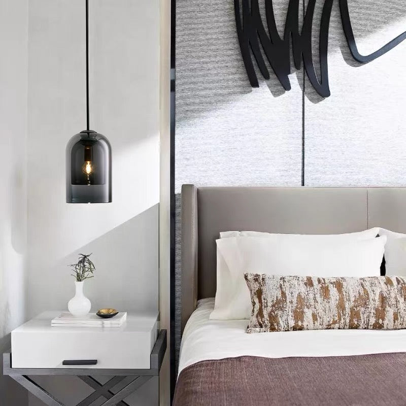 The Double Glazed Smoky Glass Pendant Light is a simple and stylish double glazed glass shade.