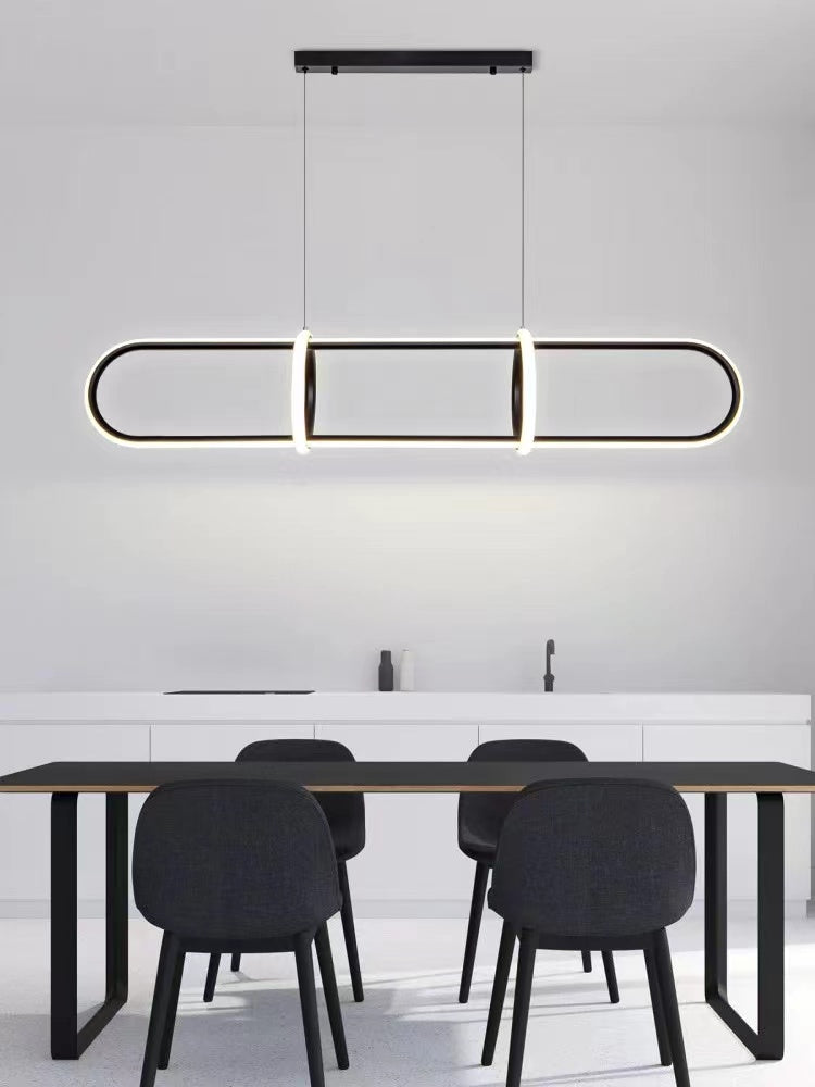 UQ0112B 1200mm black island bar light
