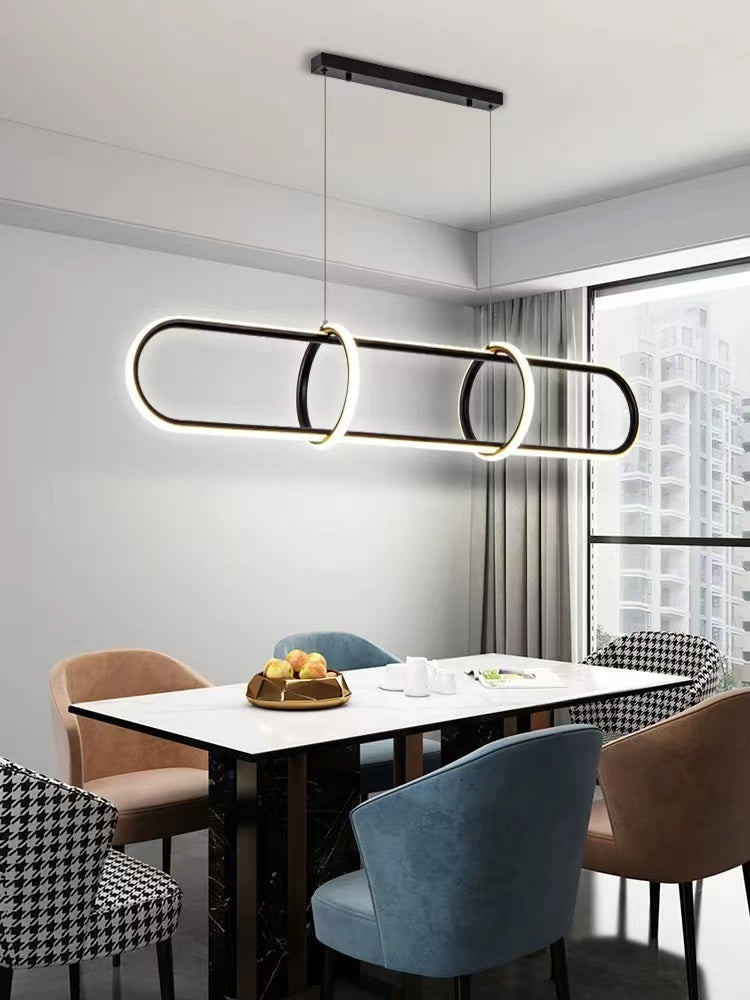 UQ0112B 1200mm led island black bar light