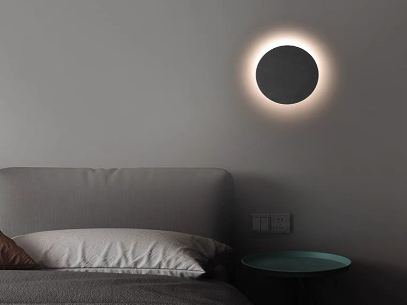 Round Black Color LED Wall Light GX-W108B