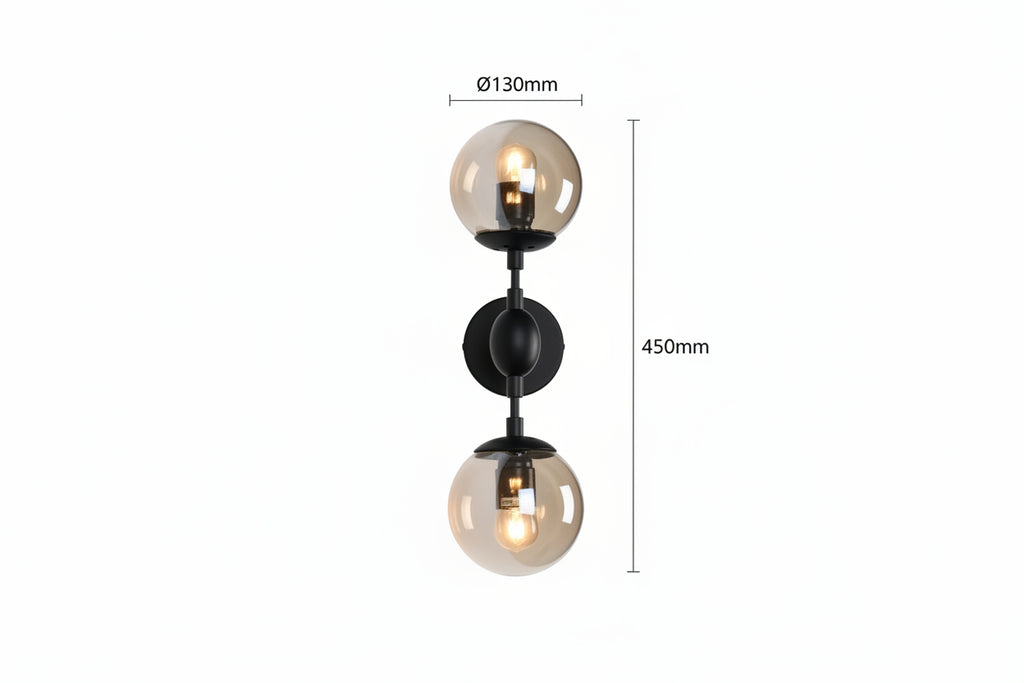 Stylish Villa Wall Light - Amber Color