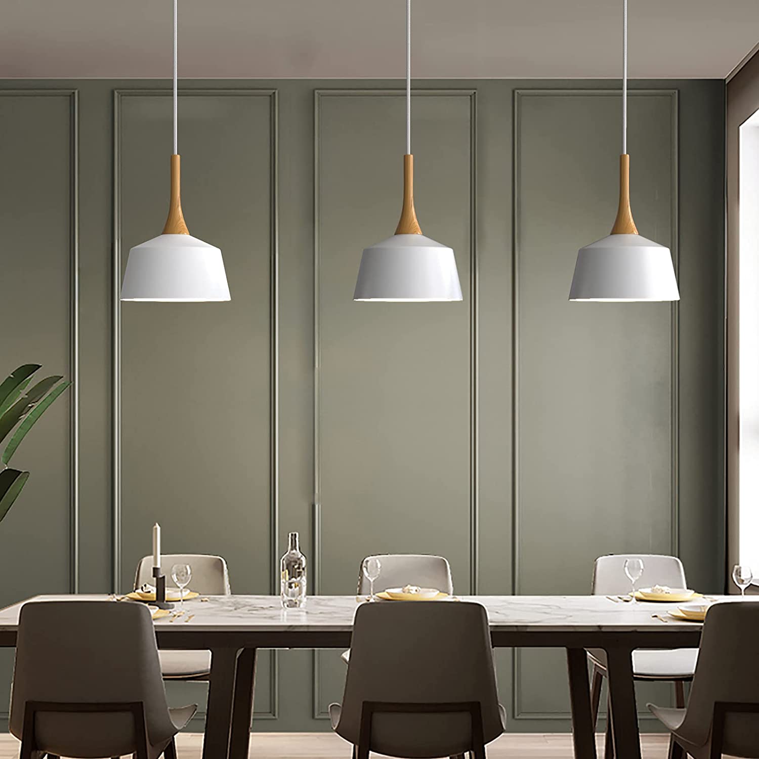 WHITE PENDANT LIGHT