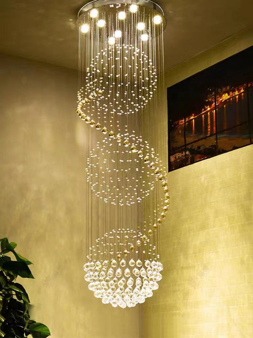 ball drop chandelier